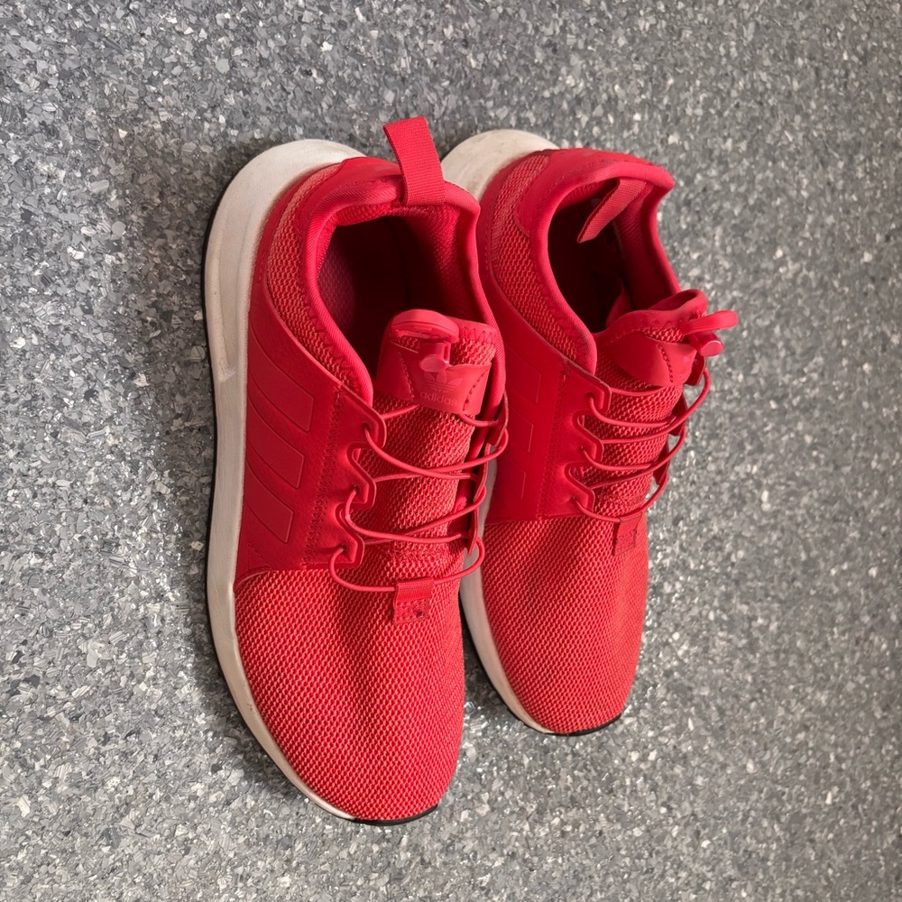 Adidas Red Coral Pink Sneakers (Men size 6 / Women size 7 1/2)